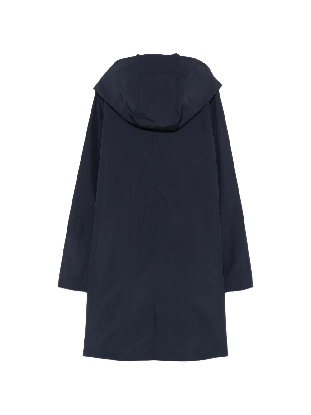 Burberry Kids Martin jas met capuchon en geruite voering Blauw