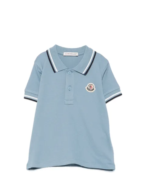 Moncler Enfant polo à patch logo