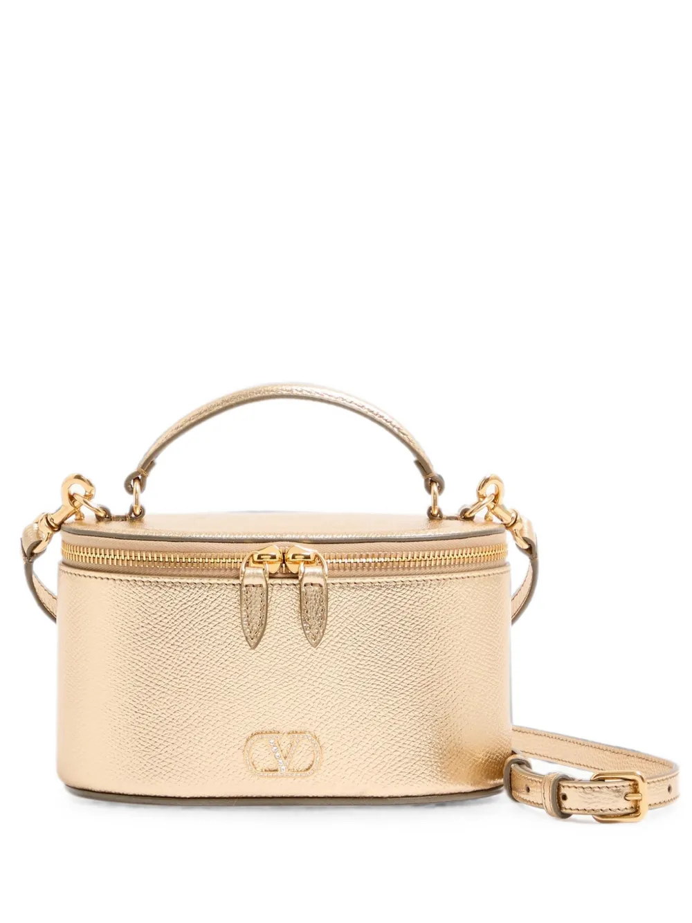 Valentino Garavani Borsa tote VLogo Signature in pelle - Oro