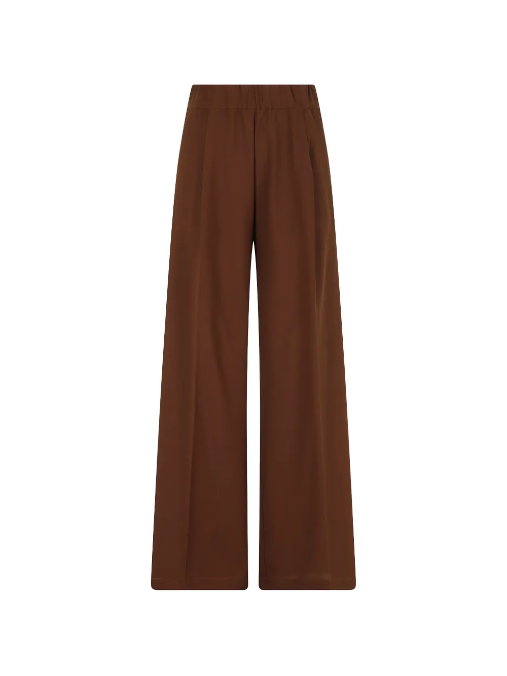 Semicouture Jhonny pleated wide-leg trousers - Marrone