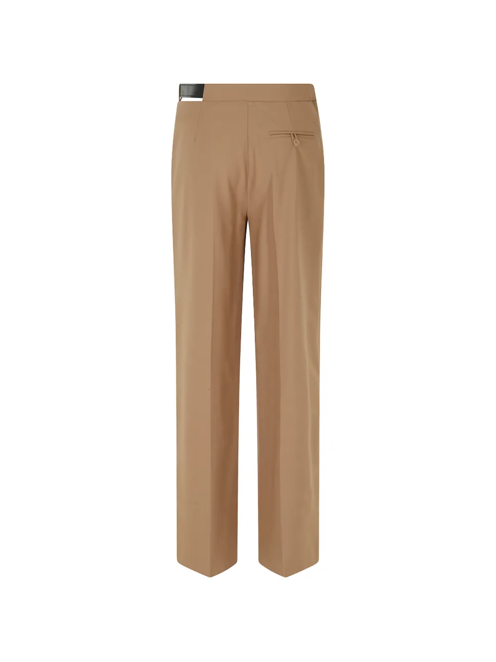 Semicouture Debbie straight broek met ceintuur Bruin
