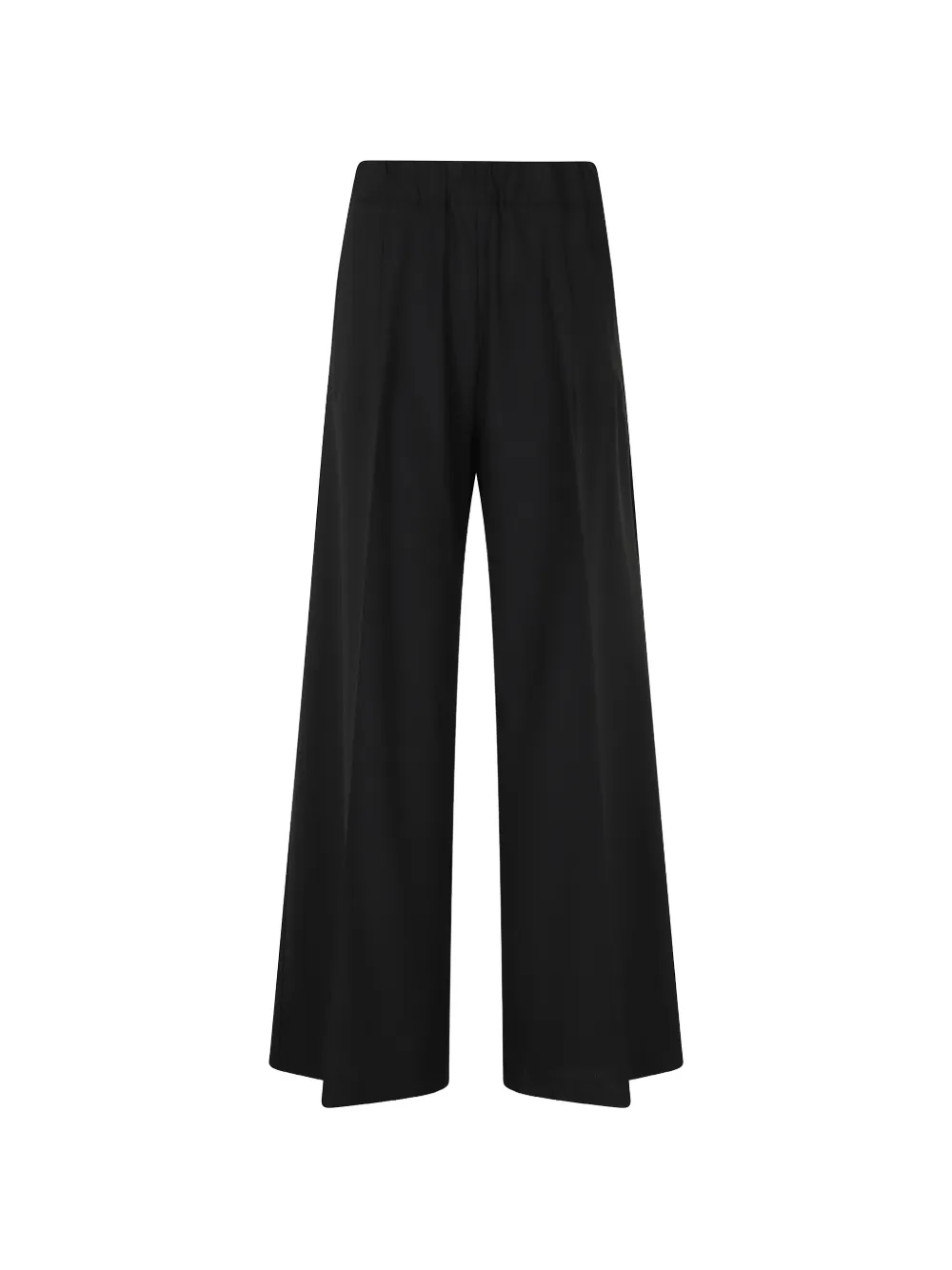 Semicouture Jhonny elasticated-waistband pleated trousers - Nero