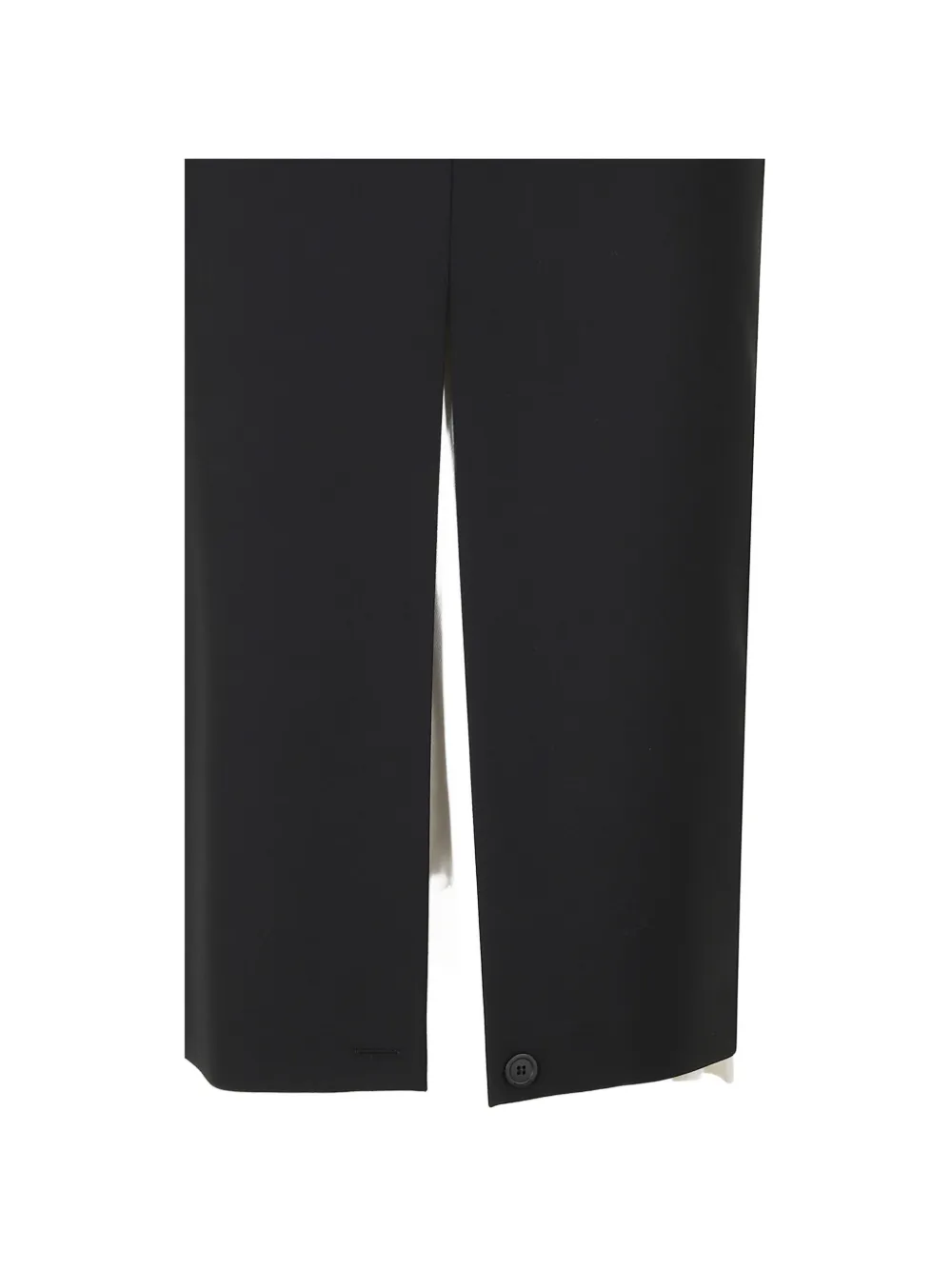 Semicouture Xenia midi-rok met gelaagd detail en split aan de voorkant Zwart