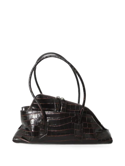 The Attico small La Passeggiata crocodile-effect tote bag