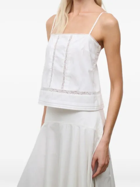 STAUD Corinna lace-trim top