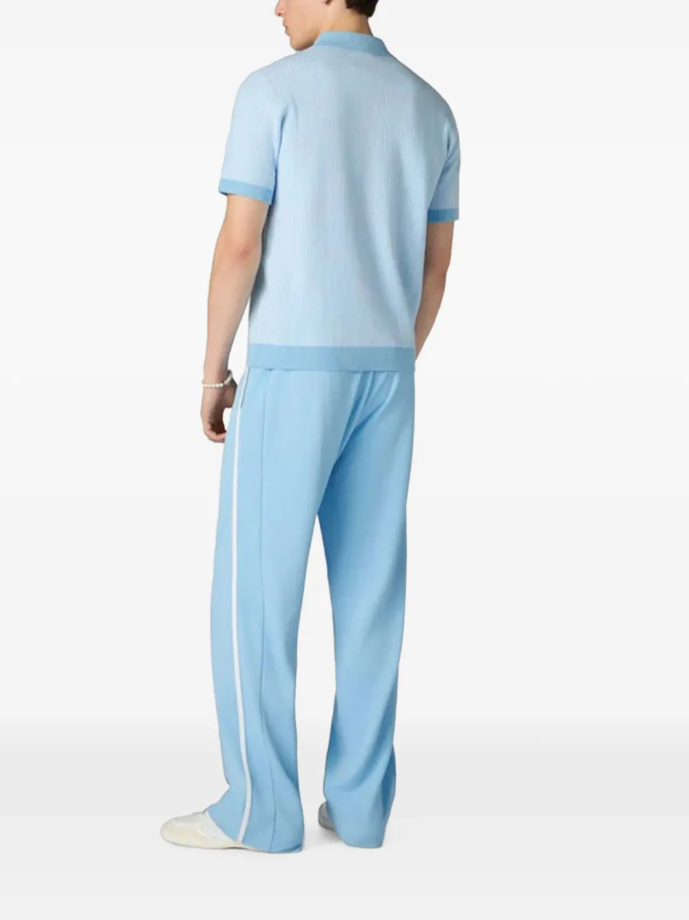 Casablanca Trainingsbroek met geborduurd logo Blauw