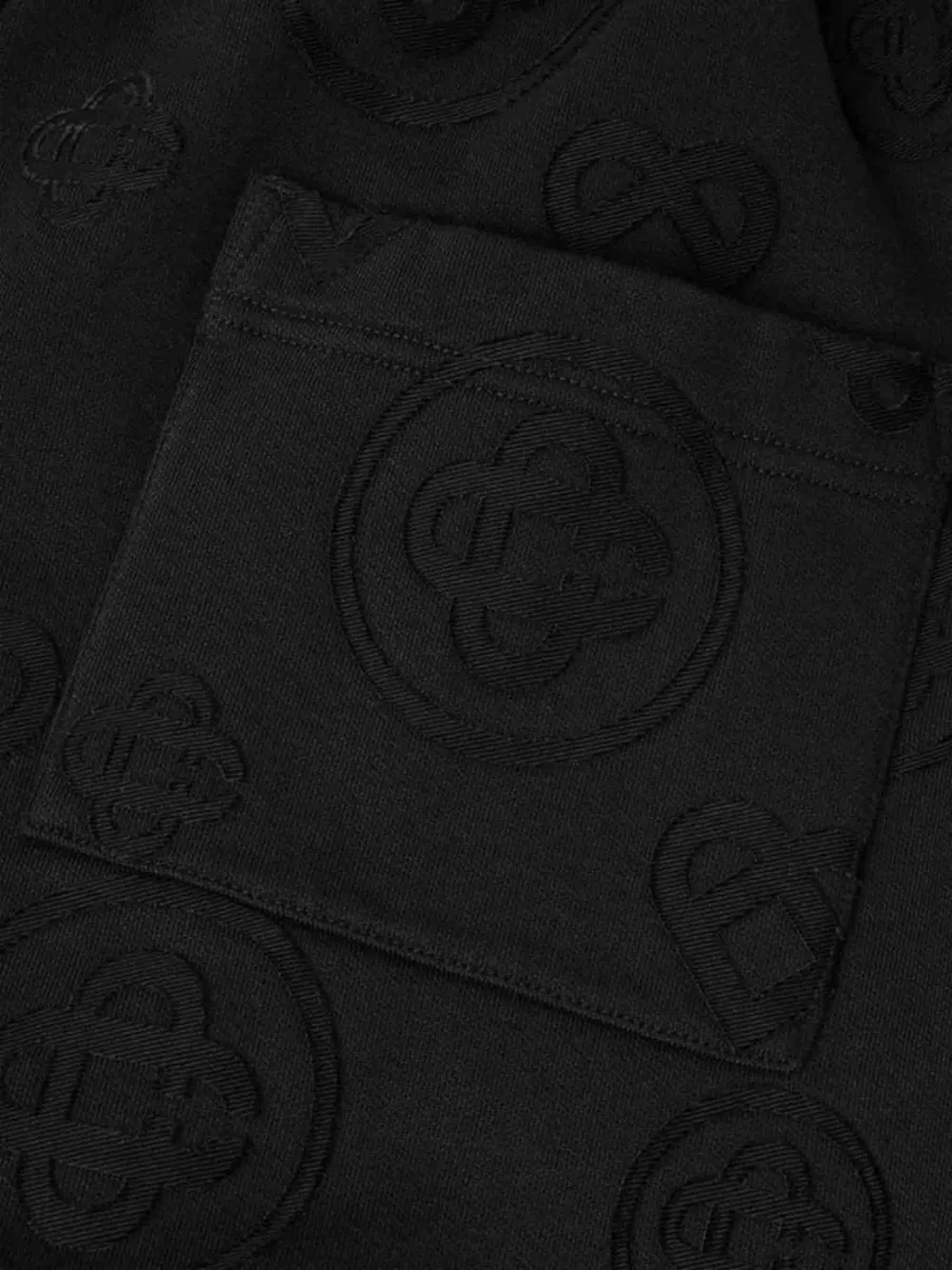 Casablanca Trainingsbroek met monogramprint Zwart