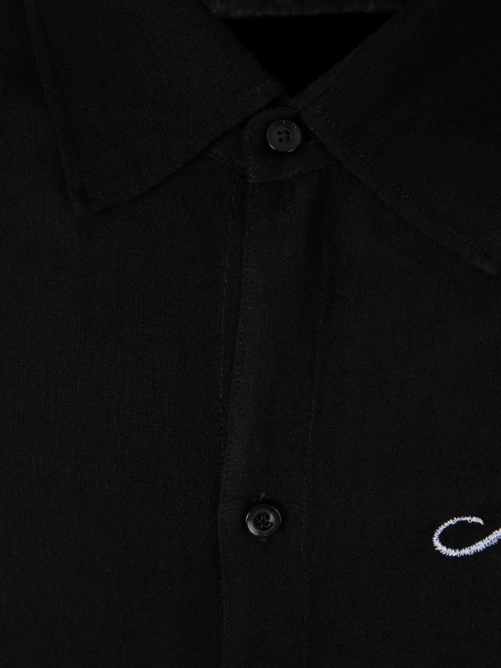 AMIRI Overhemd met geborduurd logo en bandana-patch Zwart