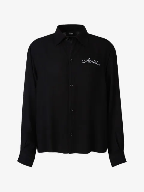 AMIRI t-shirt à logo brodé et écusson bandana