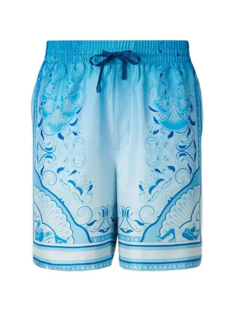 Casablanca EgypsonRug silk shorts