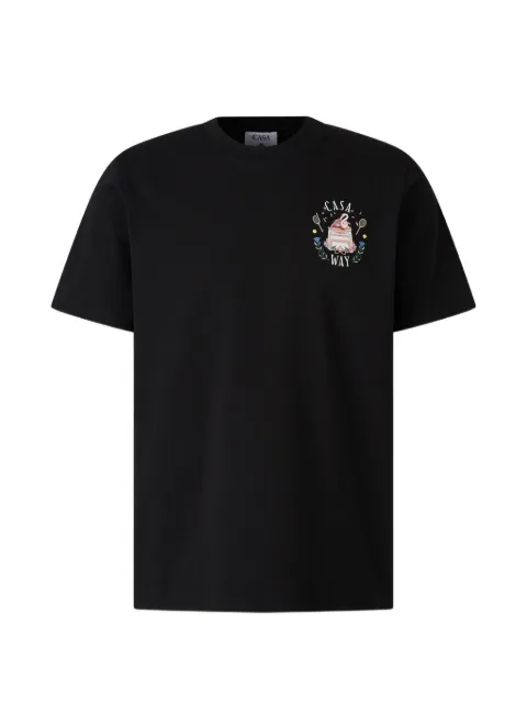 Casablanca graphic-print cotton T-shirt