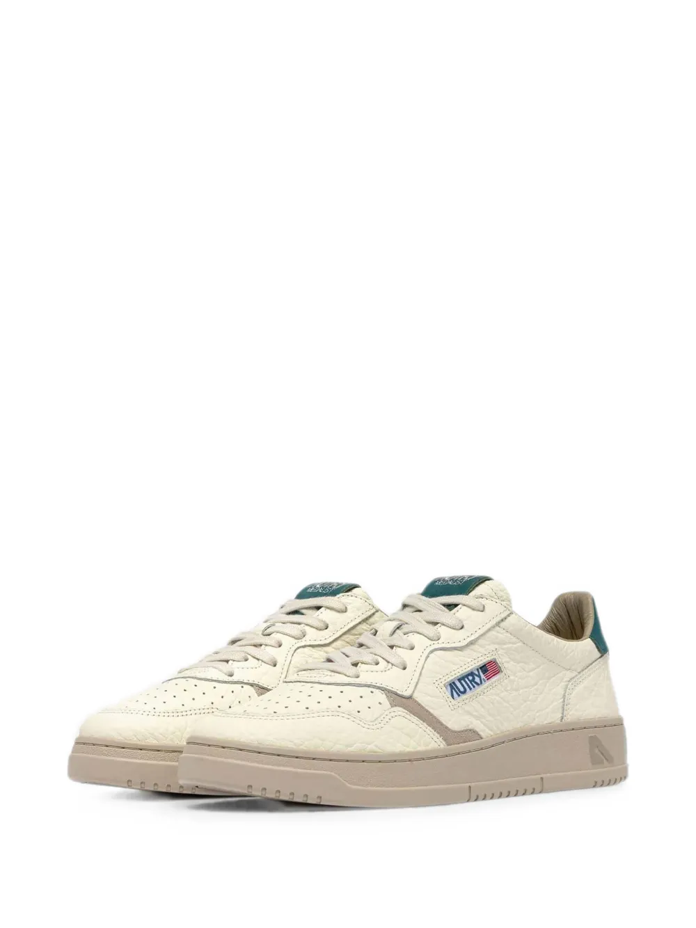Autry Medalist leather sneakers Beige