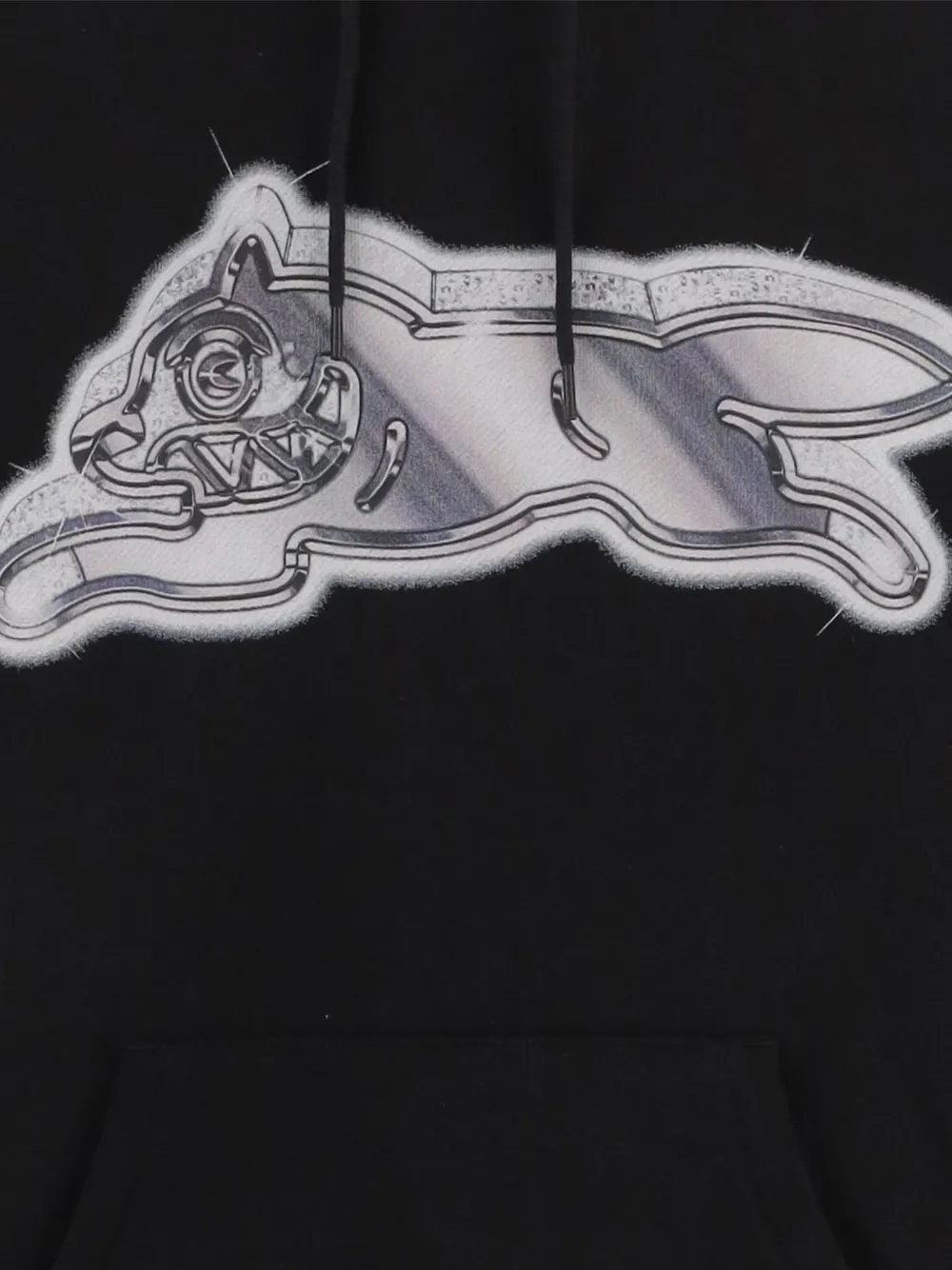 ICECREAM Katoenen hoodie met logoprint Zwart