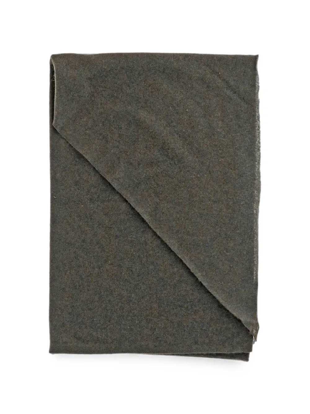 Faliero Sarti triangular cashmere scarf - Verde