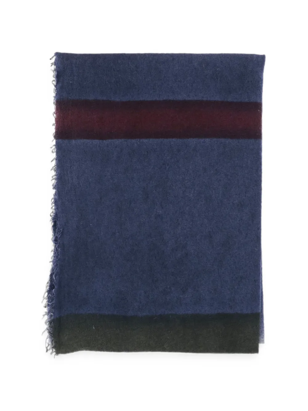 Faliero Sarti Eros fringed scarf - Blu