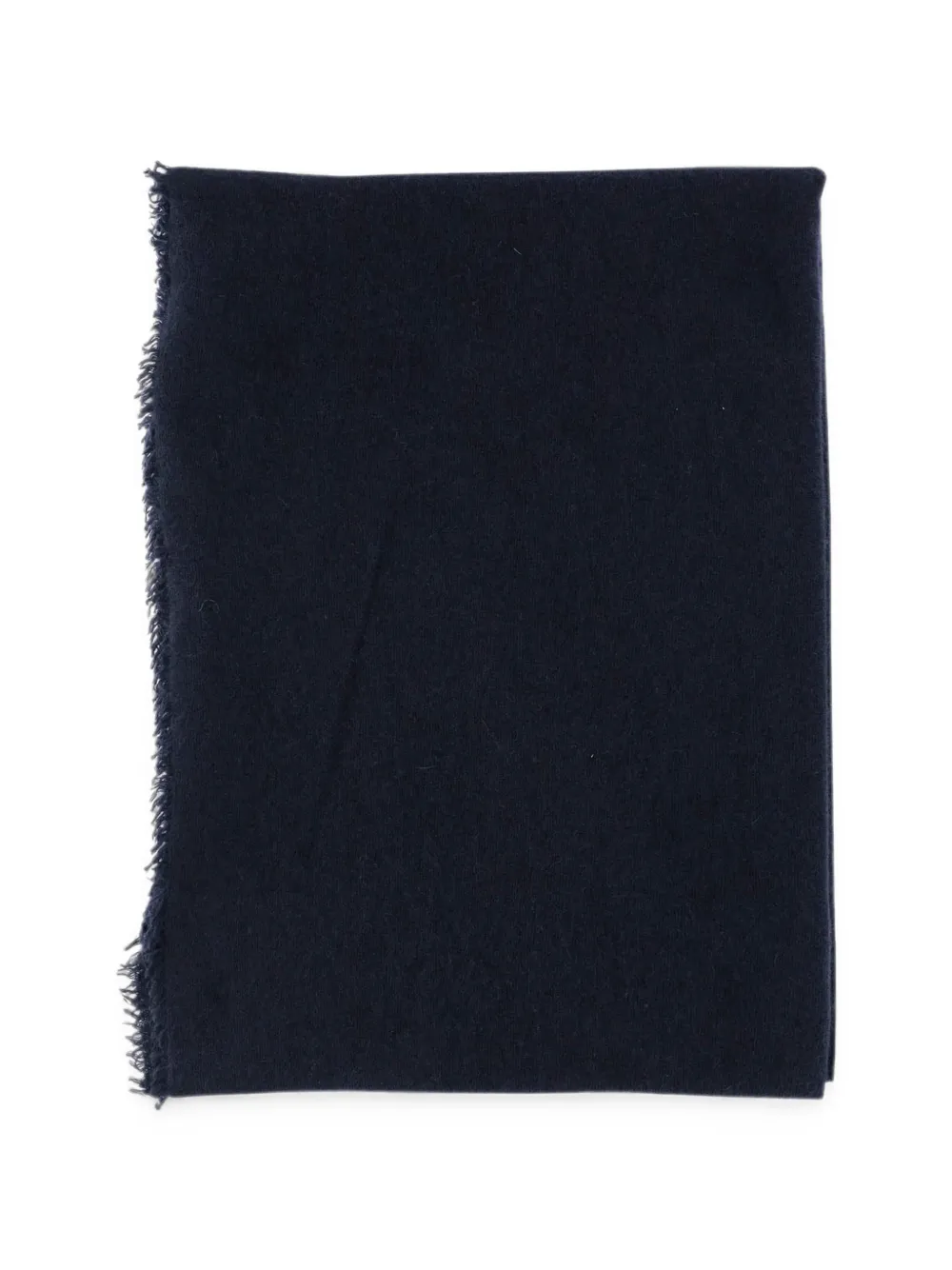 Faliero Sarti fringed rectangular scarf - Blu