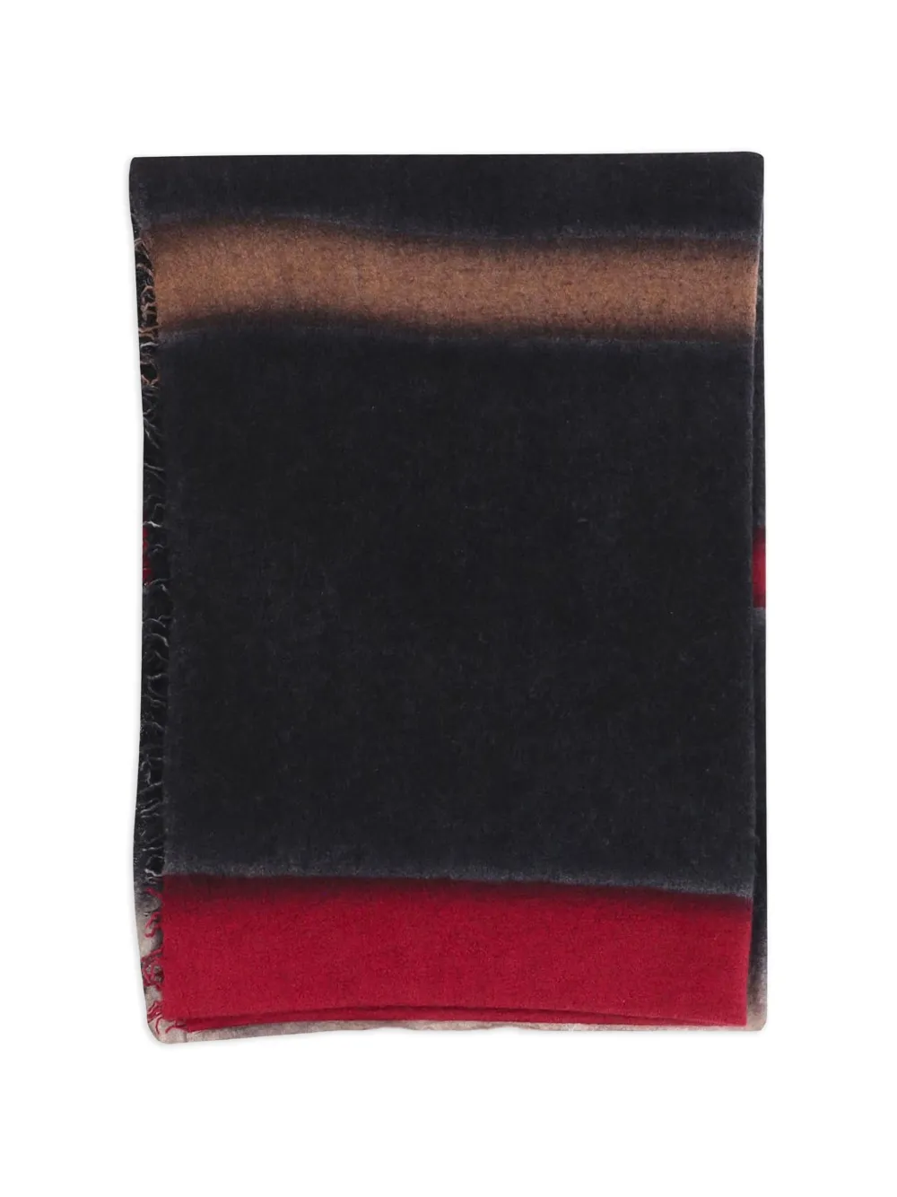Faliero Sarti Eros fringed scarf - Nero