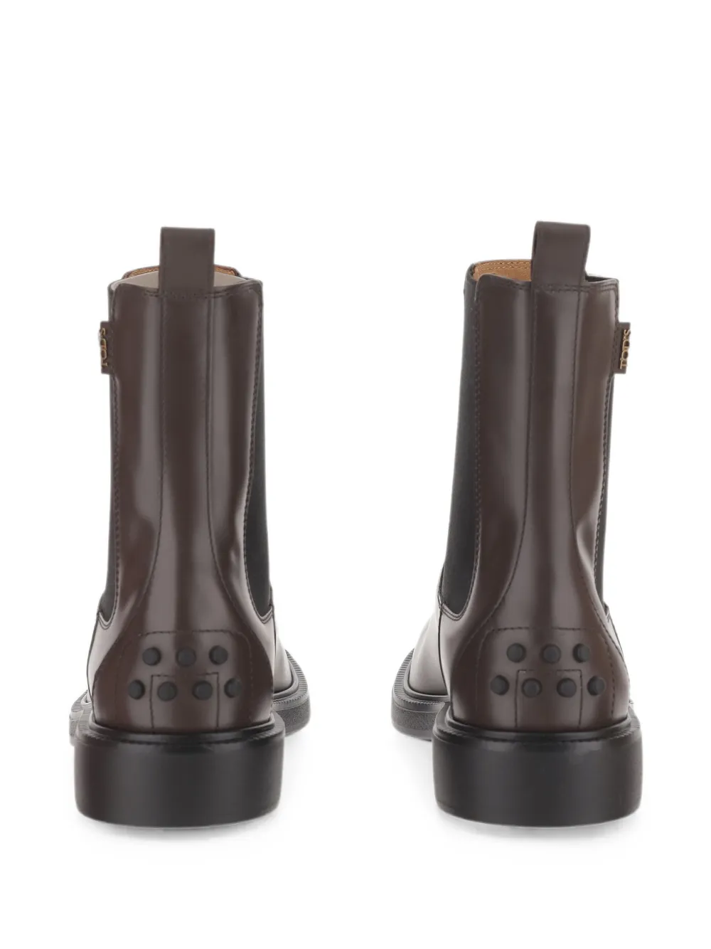 Tod's elasticated leather ankle boots Bruin