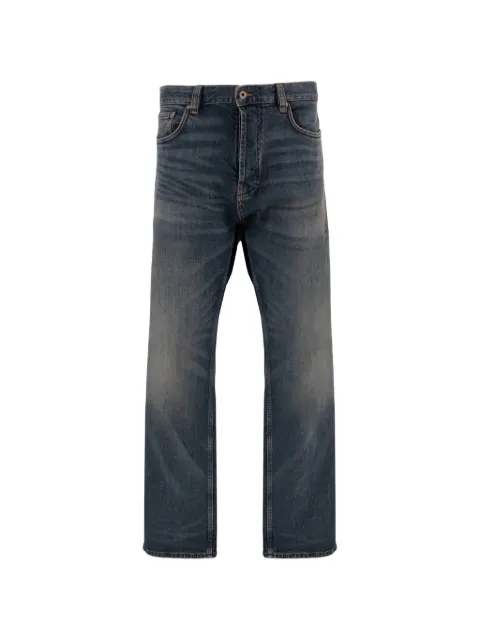 Emporio Armani whiskering-effect jeans 