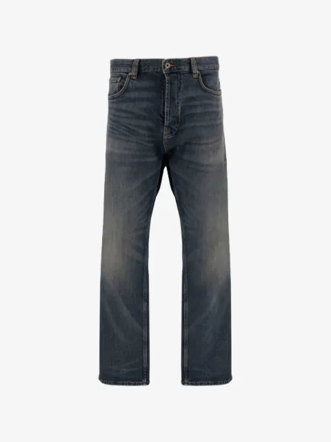 Emporio Armani whiskering-effect jeans 