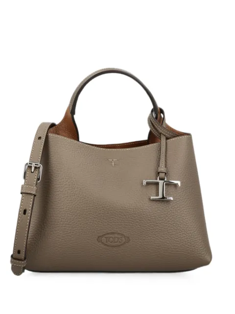 Tod's T Timeless pebbled handbag
