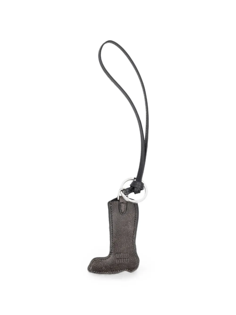 Miu Sleutelhanger met gespdetail Bruin