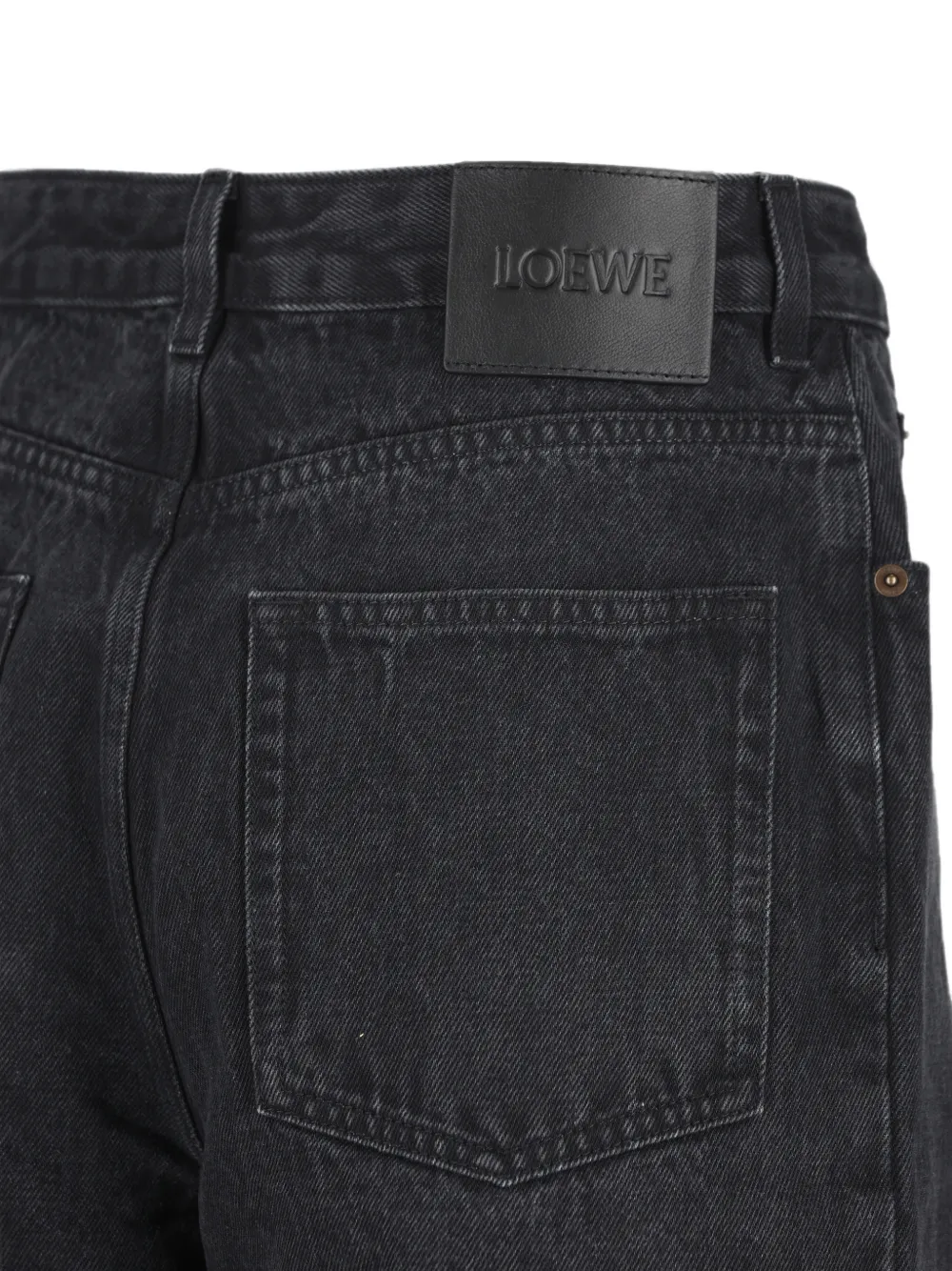 LOEWE Jeans met borduurwerk Zwart