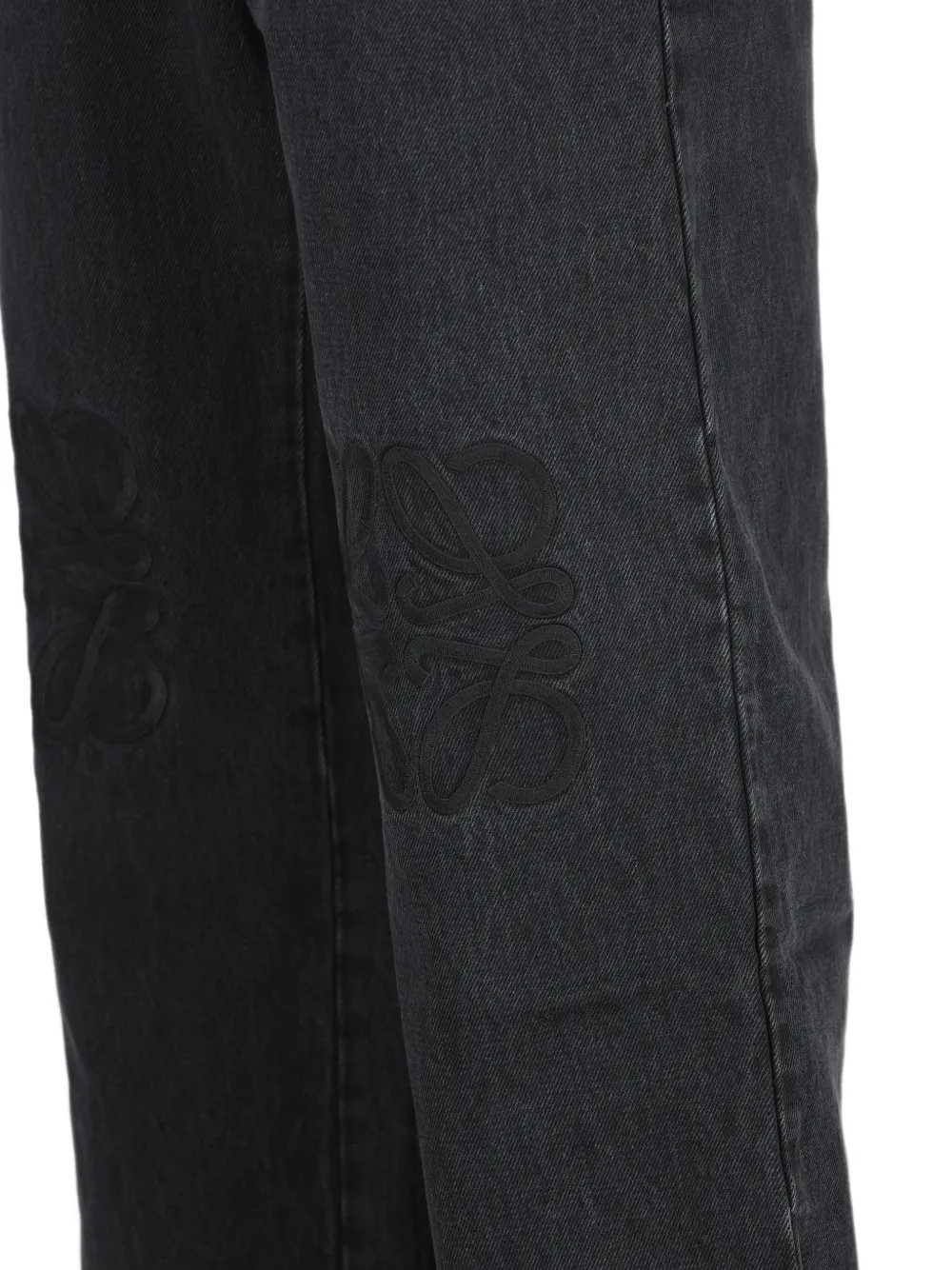 LOEWE Jeans met borduurwerk Zwart
