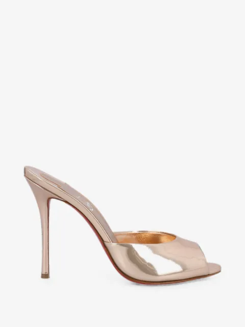 Christian Louboutin  sandales Me Dolly à fini verni et bout ouvert