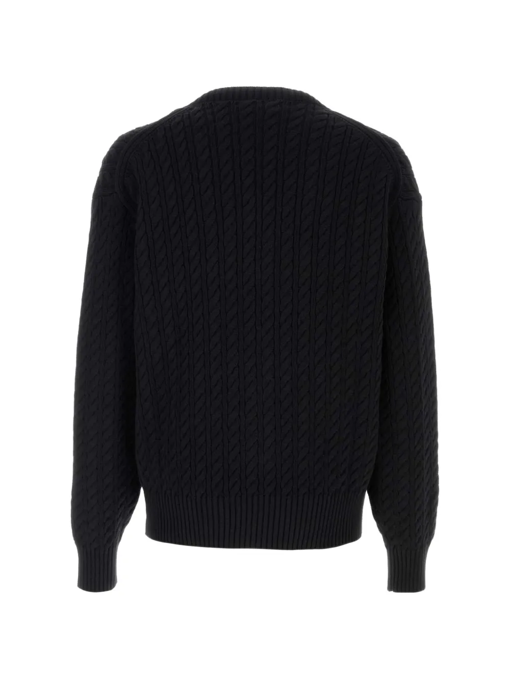 Kenzo Kabelgebreid vest Zwart
