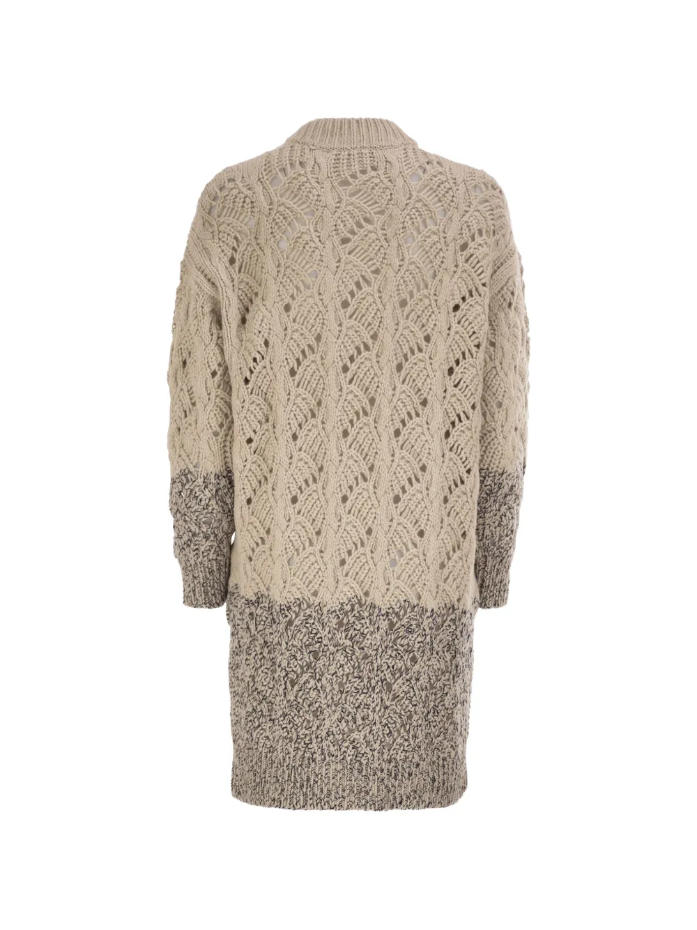 Fabiana Filippi Gebreid vest met rits Beige