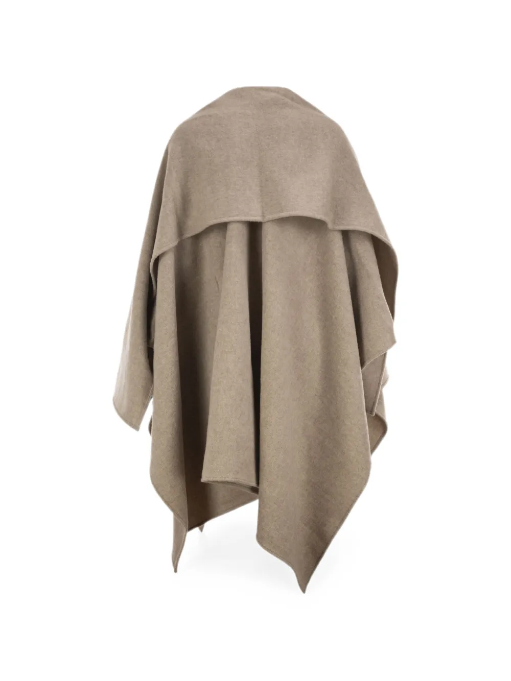 Fabiana Filippi Cape met sjaal detail Beige