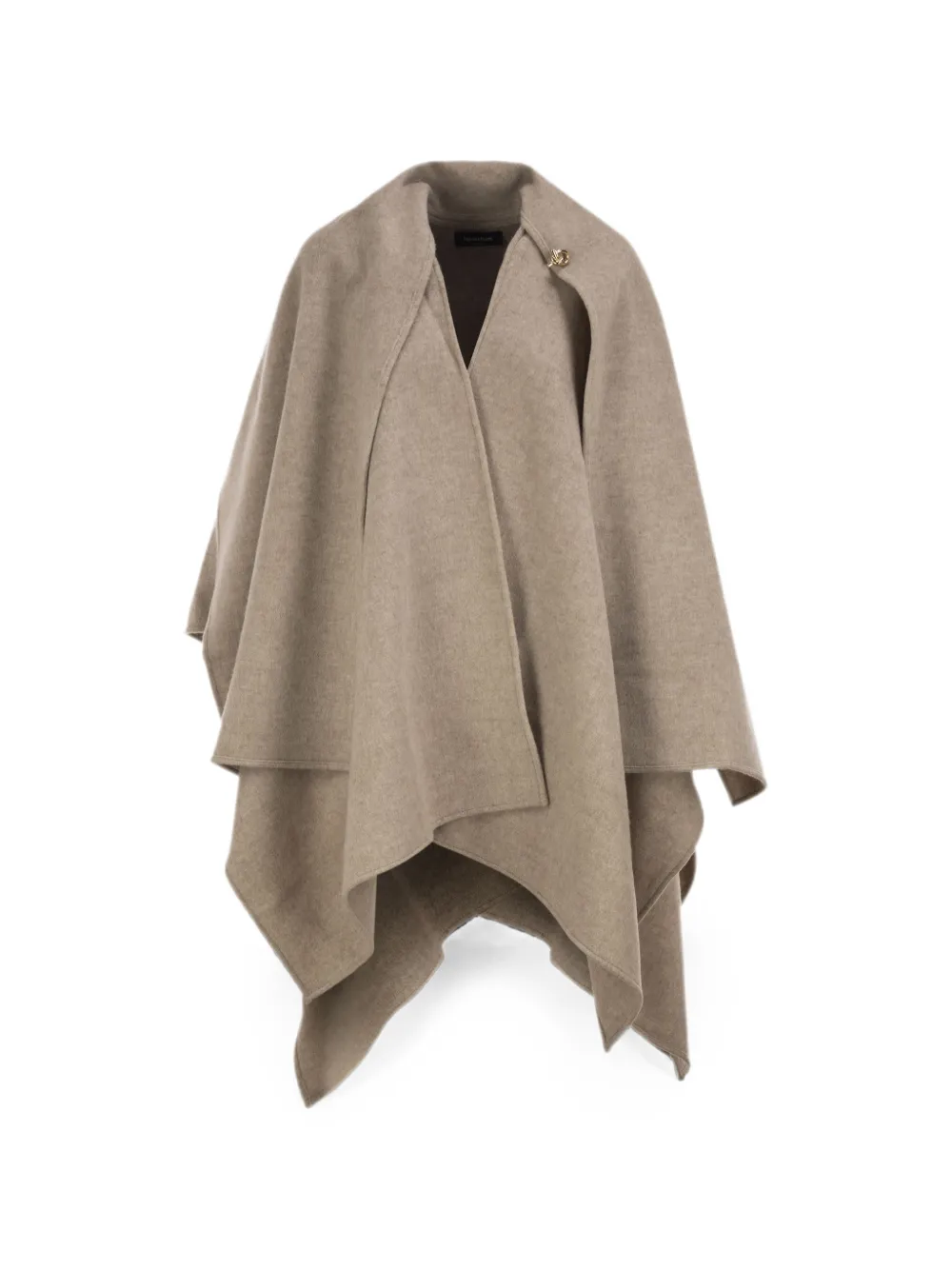 Fabiana Filippi scarf-detail cape - Neutrals