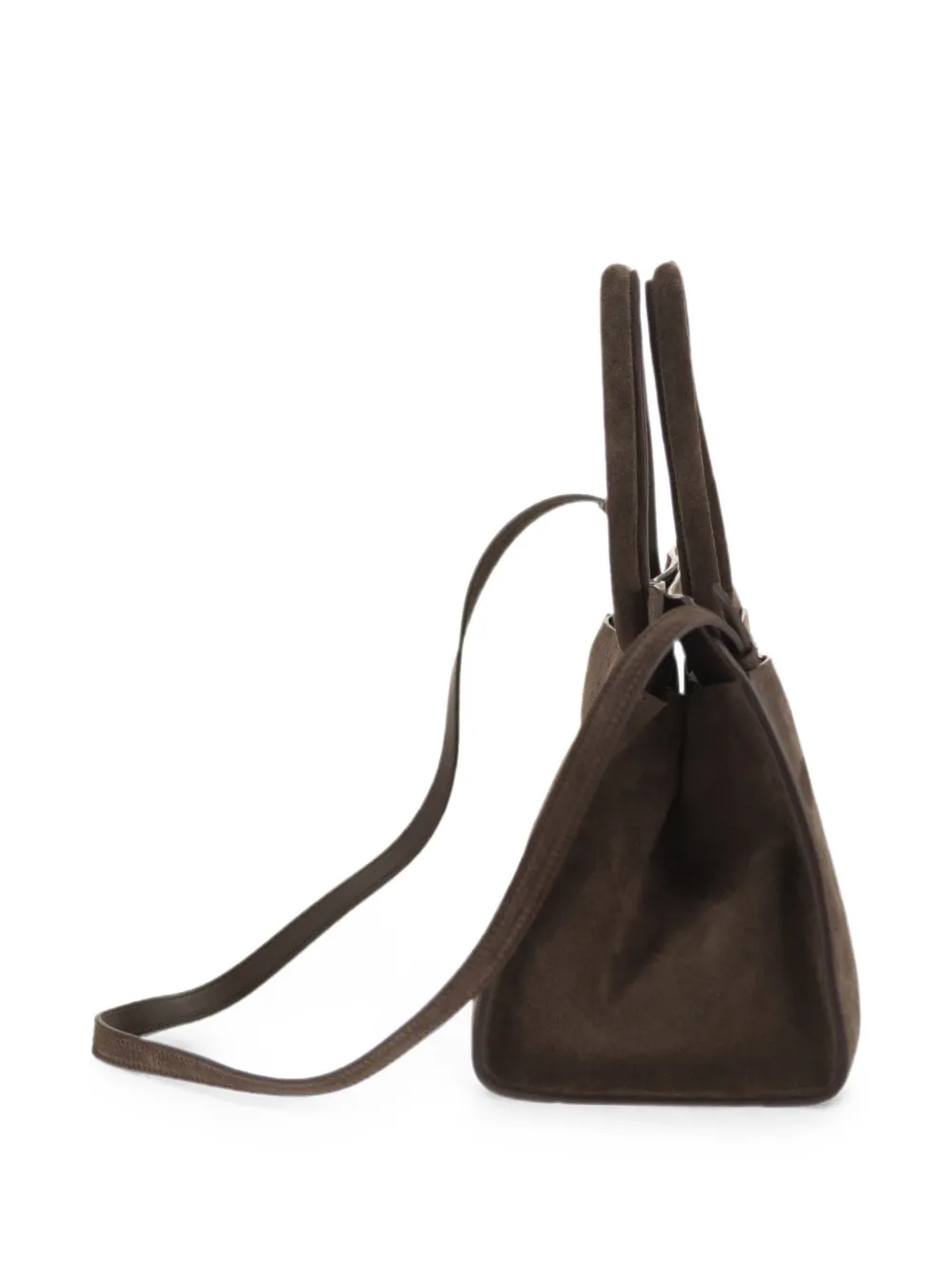 Fabiana Filippi Medium suède shopper Bruin
