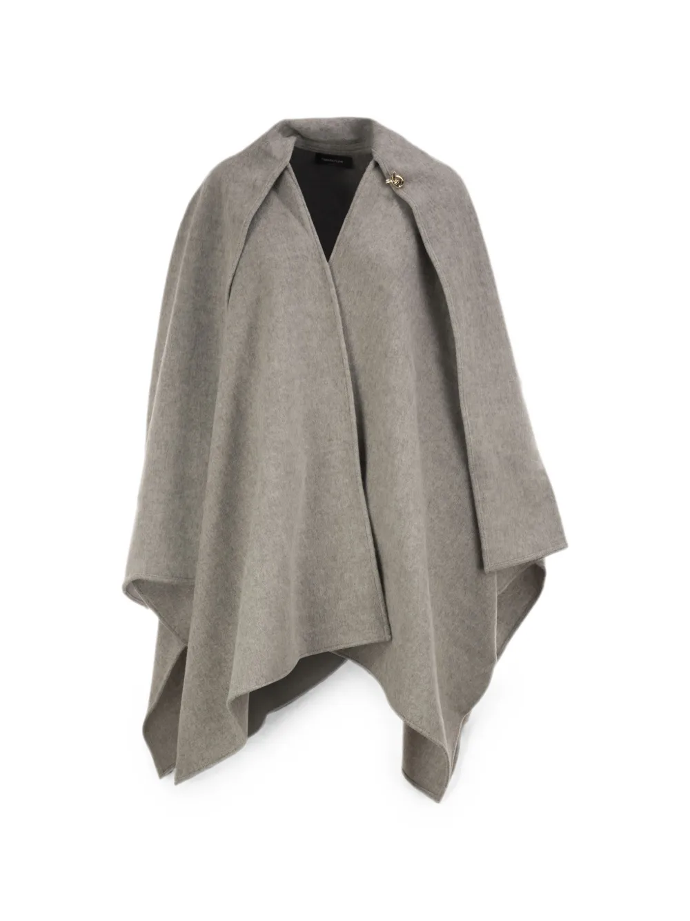 Fabiana Filippi scarf-detail cape - Grau