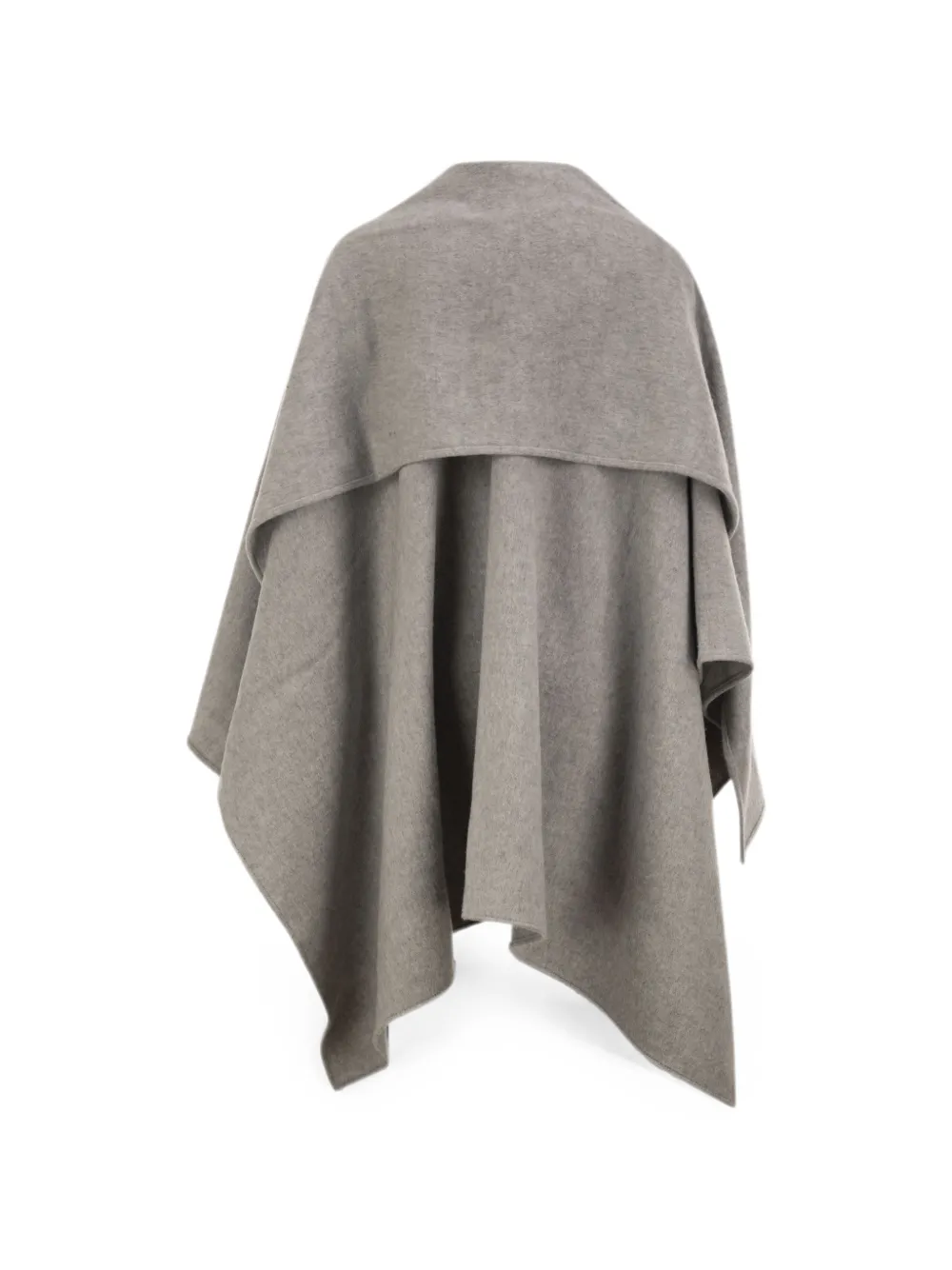 Fabiana Filippi Cape met sjaal detail Grijs