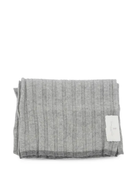 Brunello Cucinelli ribbed-knit cashmere scarf