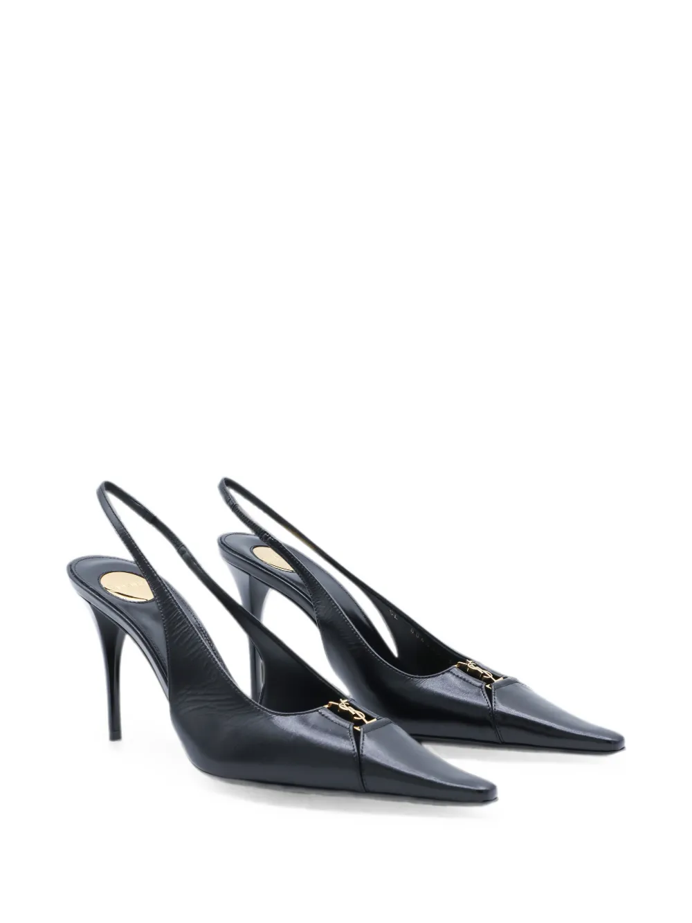 Saint Laurent Babylone Breteuil slingback pumps Zwart