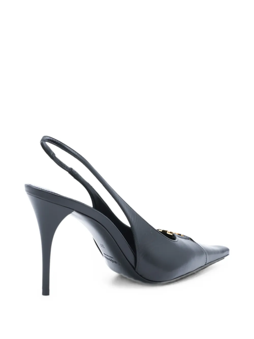 Saint Laurent Babylone Breteuil slingback pumps Zwart