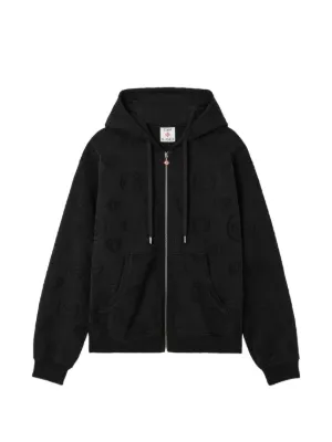 Casablanca ジップアップ パーカー | ブラック | FARFETCH JP