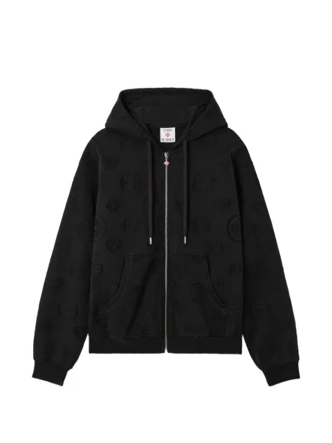 Casablanca Kapuzenjacke mit Monogramm-Print