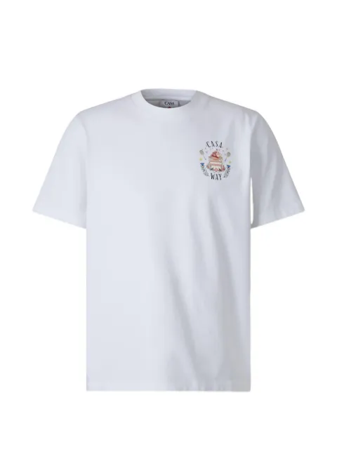 Casablanca graphic-print cotton T-shirt