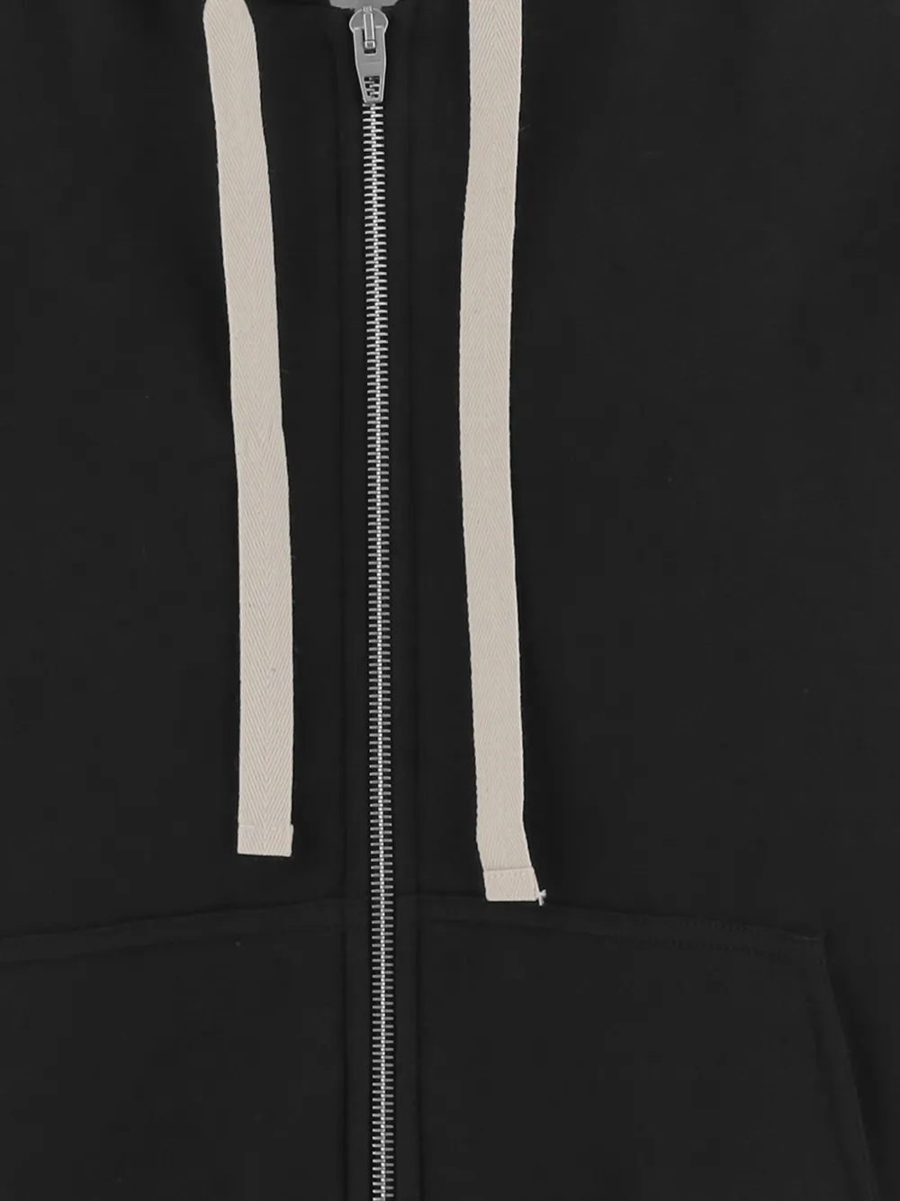 Jil Sander Hoodie met logoprint en rits Zwart