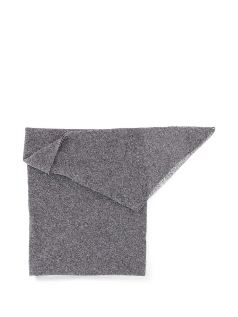 Faliero Sarti triangular cashmere scarf - Grigio