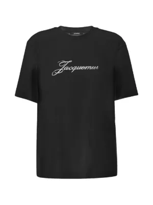 Stella McCartney Logo Oversized Cotton T-shirt | Black | FARFETCH