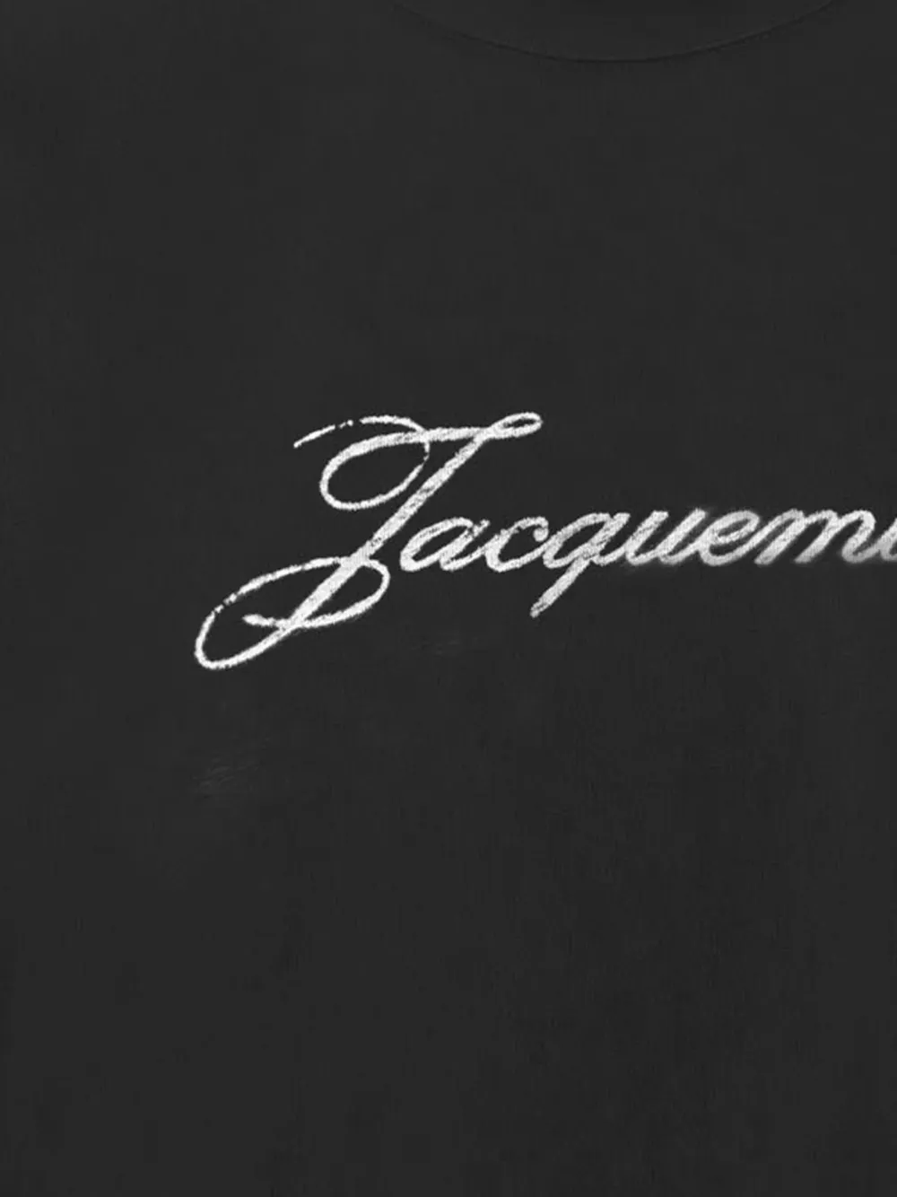 Jacquemus T-shirt met logoprint Zwart