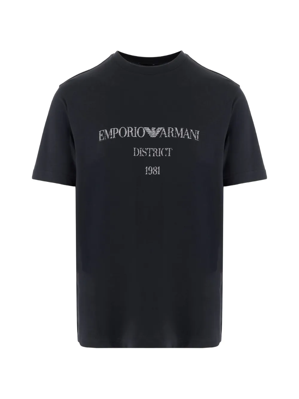 Emporio Armani logo-print T-shirt - Blu