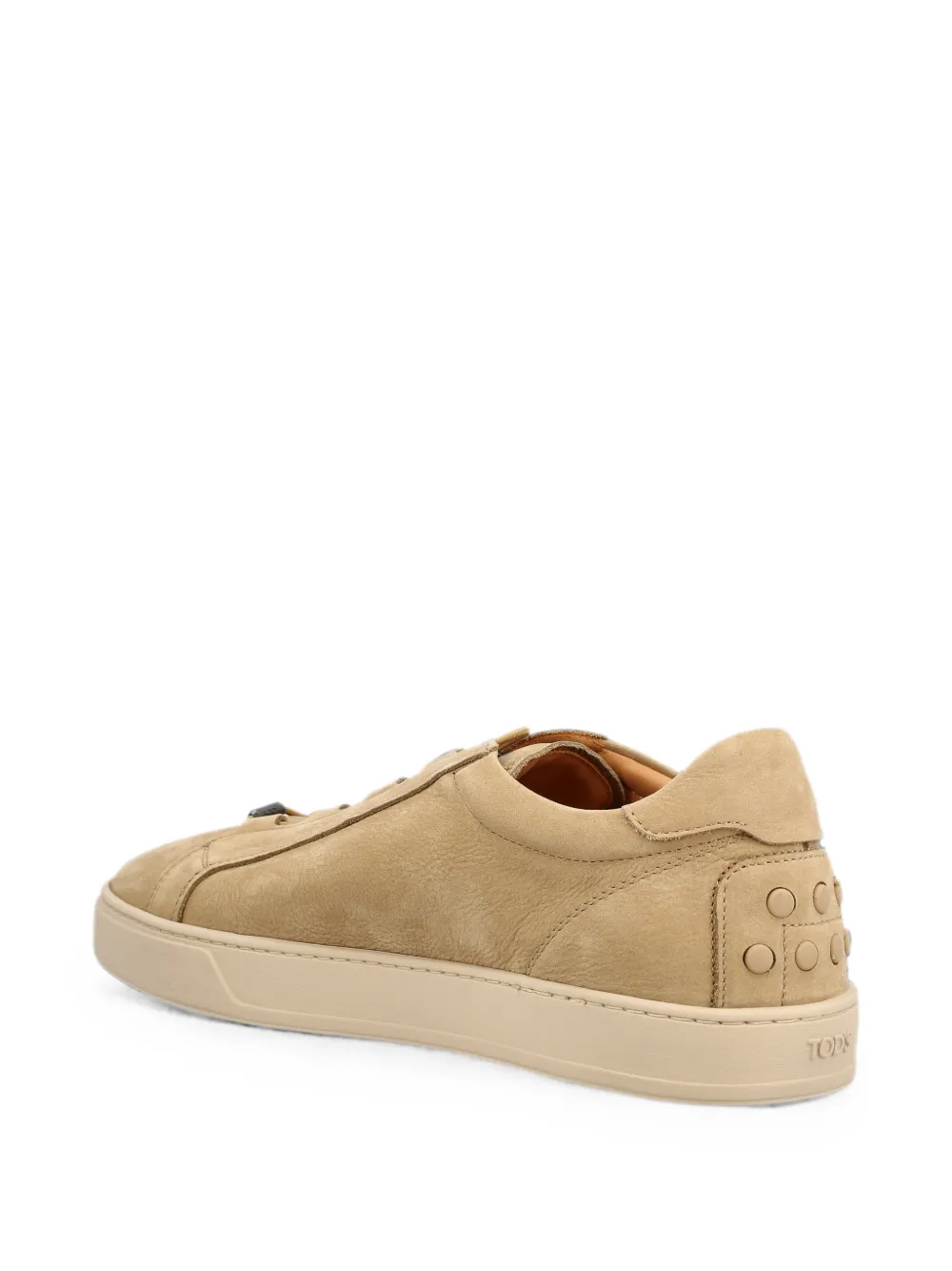 Tod's Gommino-detail lace-up sneakers Beige