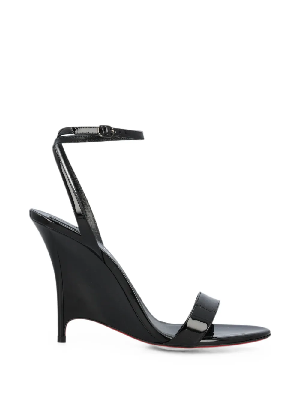 Christian Louboutin Zeezeenella 100 Mm Strappy Sandals Patent Calf