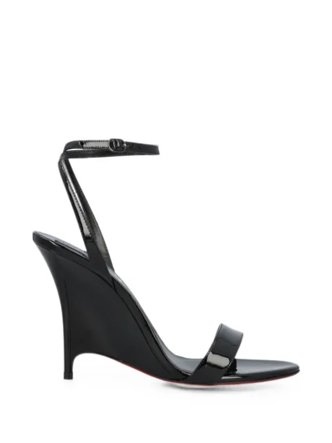 Christian Louboutin sandalias Zeezeenella con cuña
